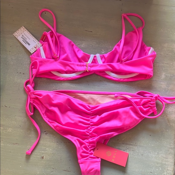 Doll Neon Pink Bikini Set - Picture 4 of 10
